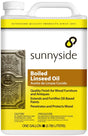 Sunnyside 872G1 Boiled Linseed Oil, Clear Amber, Liquid, 1 gal Can, Pack of 4