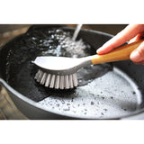 Full Circle Tenacious C 2.1 in. W Hard Bristle 5.6 in. Bamboo Handle Scrub Brush