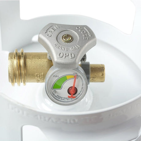 Flame King YSN230 LP Cylinder with OPD and Gauge, 5 gal Tank, Steel