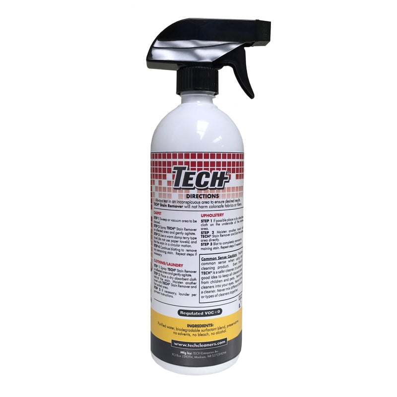 Tech No Scent Multi Purpose Stain Remover 24 oz Spray, Pack of 6