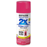 Rust-Oleum Painter's Touch High-Gloss Prickly Pear Paint+Primer Spray Paint 12 oz, Pack of 6