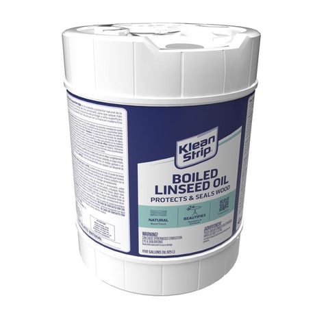 Klean Strip CLO45 Linseed Oil, Liquid, Clear Amber, 5 gal, Can