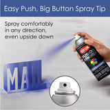 Krylon Fusion All-In-One Gloss Blue Hyacinth Paint+Primer Spray Paint 12 oz, Pack of 6