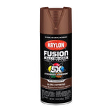 Krylon Fusion All-In-One Gloss Espresso Paint+Primer Spray Paint 12 oz, Pack of 6