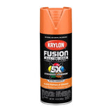 Krylon Fusion All-In-One Gloss Popsicle Orange Paint+Primer Spray Paint 12 oz, Pack of 6