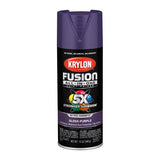 Krylon Fusion All-In-One Gloss Purple Paint+Primer Spray Paint 12 oz, Pack of 6