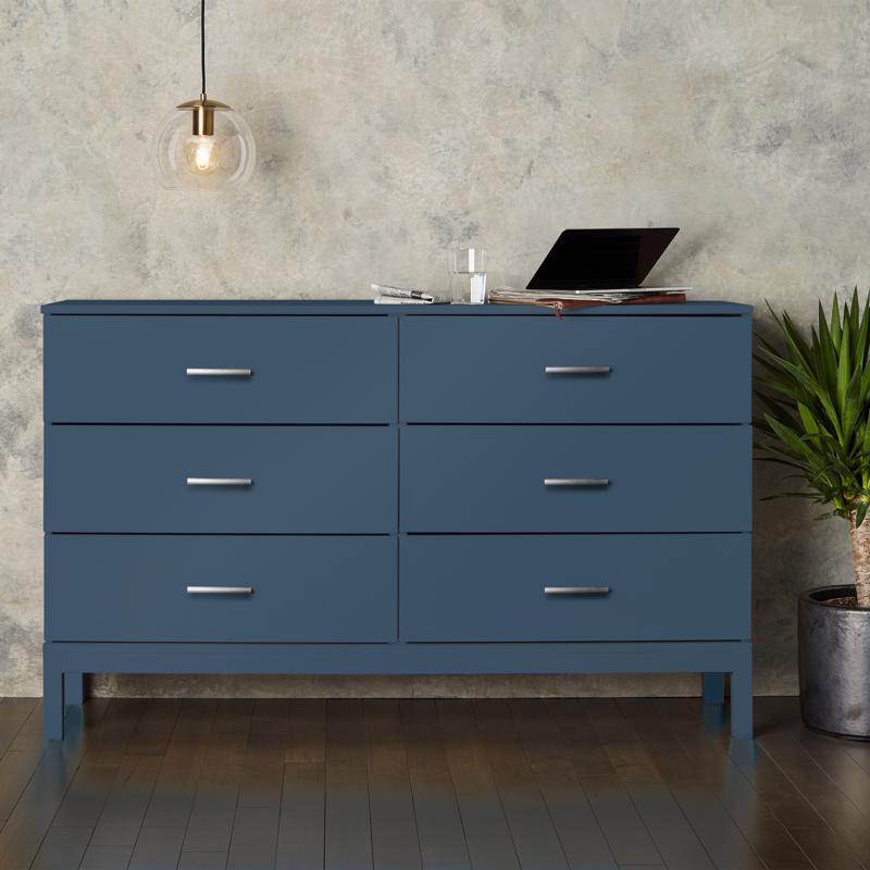 Krylon Fusion All-In-One Matte Ink Blue Paint+Primer Spray Paint 12 oz, Pack of 6