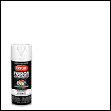 Krylon Fusion All-In-One Matte White Paint+Primer Spray Paint 12 oz, Pack of 6