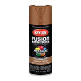 Krylon Fusion All-In-One Metallic Copper Paint+Primer Spray Paint 12 oz, Pack of 6
