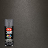 Krylon Fusion All-In-One Metallic Dark Metal Paint+Primer Spray Paint 12 oz, Pack of 6