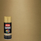 Krylon Fusion All-In-One Metallic Gold Paint+Primer Spray Paint 12 oz, Pack of 6