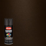 Krylon Fusion All-In-One Metallic Oil Rubbed Bronze Paint+Primer Spray Paint 12 oz, Pack of 6