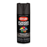 Krylon Fusion All-In-One Metallic Oil Rubbed Bronze Paint+Primer Spray Paint 12 oz, Pack of 6