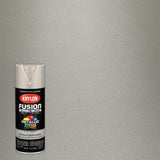 Krylon Fusion All-In-One Metallic Satin Nickel Paint+Primer Spray Paint 12 oz, Pack of 6