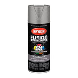 Krylon Fusion All-In-One Gloss Vintage Gray Paint+Primer Spray Paint 12 oz, Pack of 6