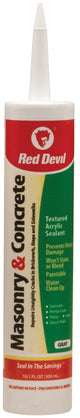 Red Devil 0646 Sealant, Gray, 10.1 oz Cartridge, Compositions: Calcium Carbonate, Acrylic Emulsion, Pack of 12