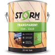 Storm System Transparent Teak Oil-Based Alkyd Exterior Stain 1 gal, Pack of 4