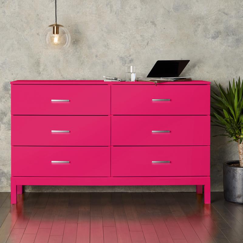 Krylon Fusion All-In-One Gloss Hot Pink Paint+Primer Spray Paint 12 oz, Pack of 6