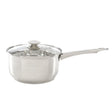 Ecolution Pure Intentions Series ESTL-2818 Sauce Pan with Glass Lid, 2 qt Capacity, Stainless Steel, Polished