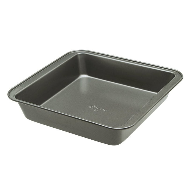 Ecolution BakeIns Series EIGY-7423 Cake Pan, Square, 9 in OAL, Carbon Steel, Non-Stick: Yes, Dishwasher Safe: Yes