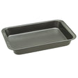 Ecolution BakeIns Series EIGY-7433 Cake Pan, Rectangular, 9 in OAL, Carbon Steel, Non-Stick: Yes, Dishwasher Safe: Yes