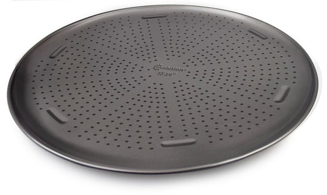 Ecolution BakeIns Series EIGY-3740 Pizza Crisper Pan, 15-3/4 in, Carbon Steel