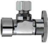 Plumb Pak PP51PCLF Angle Shut-Off Valve, 1/2 x 3/8 in Connection, FIP x Compression, Brass Body