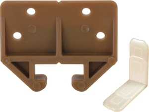 Prime-Line R 7084 Drawer Track Guide Kit, 2-1/4 in L x 23/32 in W x 1-11/16 in H Dimensions, For: 1/4 x 7/8 in Track