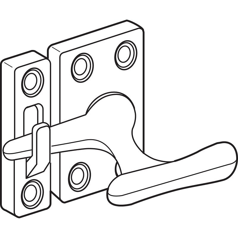 Prime-Line H 3683 Casement Lock, Zinc, Antique Brass
