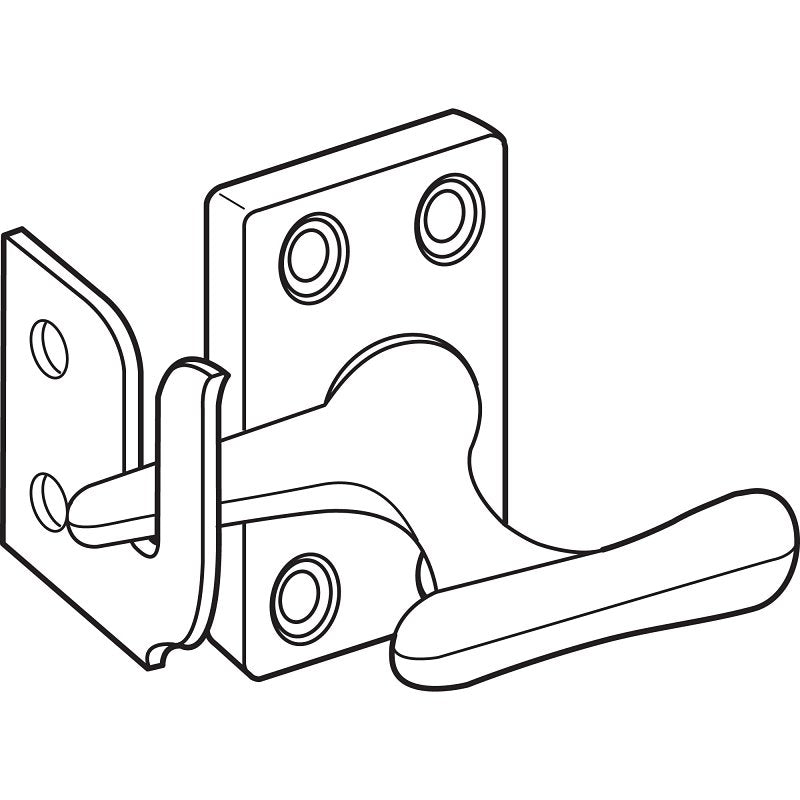 Prime-Line H 3683 Casement Lock, Zinc, Antique Brass