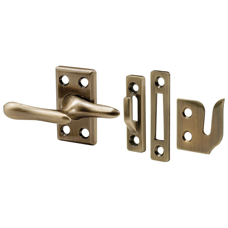 Prime-Line H 3683 Casement Lock, Zinc, Antique Brass