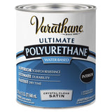 Varathane Ultimate Satin Crystal Clear Water-Based Polyurethane 1 qt, Pack of 2