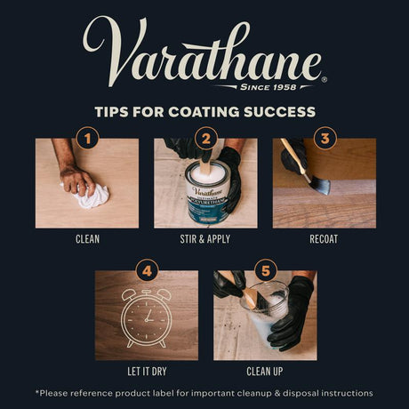 Varathane Ultimate Satin Crystal Clear Water-Based Polyurethane 1 qt, Pack of 2