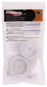 ProSource 23701PHX-PS Closet Pole Socket, Plastic, White