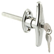 Prime-Line GD 52122 Garage Door Lock, 5/16 in L Shaft, Zinc, Chrome