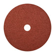 Norton 7 in. Aluminum Oxide Center Mount F226/F240 Fiber Disc 24 Grit Extra Coarse 25 pk