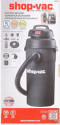 Shop-Vac 9522205 Wet/Dry Vacuum, 5 gal, 70 cfm Air, Cartridge, 120 V
