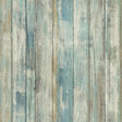 RoomMates 20.5 in. W X 16.5 in. L Distressed Wood Blue Peel and Stick Wallpaper, Pack of 4
