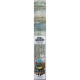 RoomMates 20.5 in. W X 16.5 in. L Distressed Wood Blue Peel and Stick Wallpaper, Pack of 4
