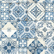 RoomMates 20.5 in. W X 16.5 in. L Mediterranian Tile Peel and Stick Wallpaper, Pack of 4