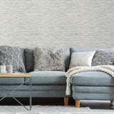 RoomMates 20.5 in. W X 16.5 in. L Grasscloth Peel and Stick Wallpaper, Pack of 4