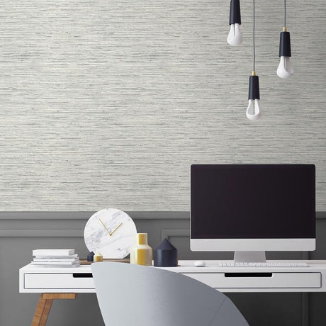 RoomMates 20.5 in. W X 16.5 in. L Grasscloth Peel and Stick Wallpaper, Pack of 4
