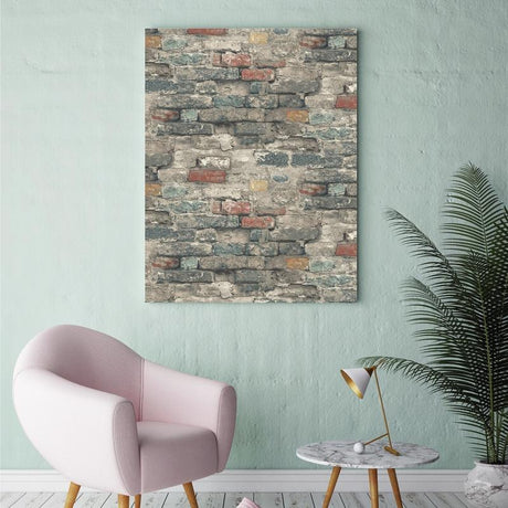 RoomMates 20.5 in. W X 16.5 in. L Brick Alley Peel and Stick Wallpaper, Pack of 4