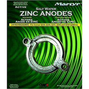 Martyr AP19644002660KZ Yanmar Split Ring Saildrive Anode, Zinc