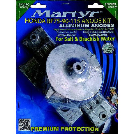 Martyr 865182C Mercruiser Enhanced Protection Prop Nut Aluminum Anode Fits Prop Shafts For Bravo III Up to 2003