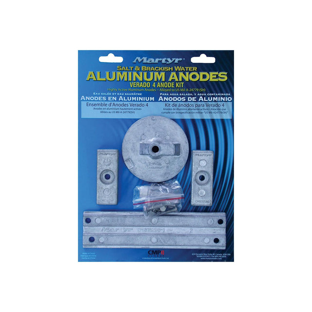 Mercruiser Bravo II & III Anode Kit - Aluminum