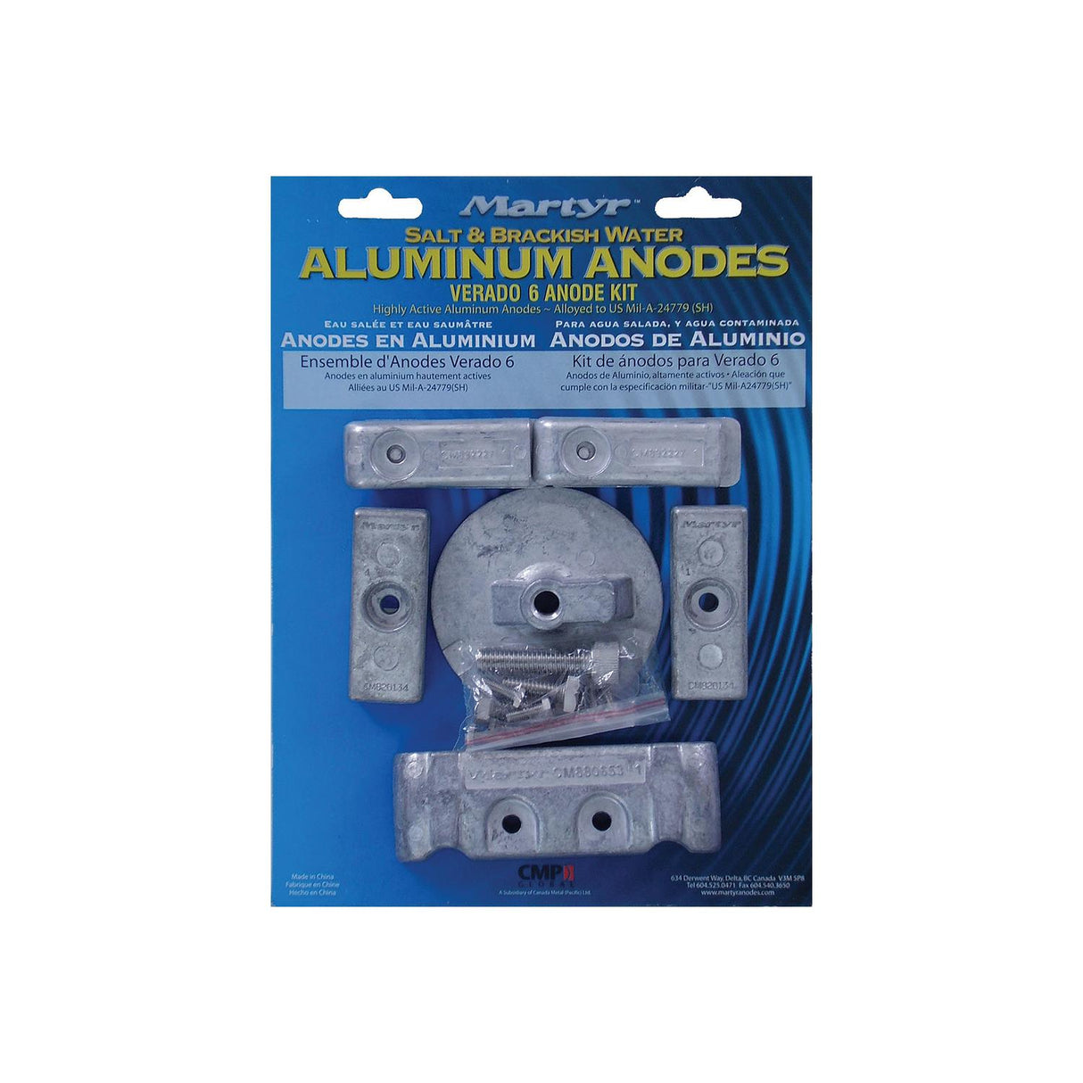 Mercruiser Bravo II & III Anode Kit - Magnesium
