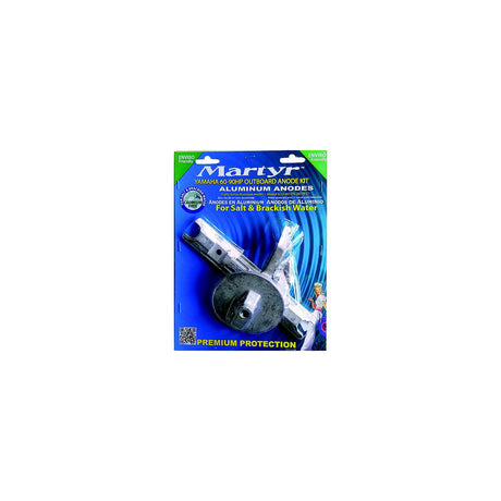 Martyr Rudder/Trim Tab Zinc Anode With Stainless Steel Slotted Head