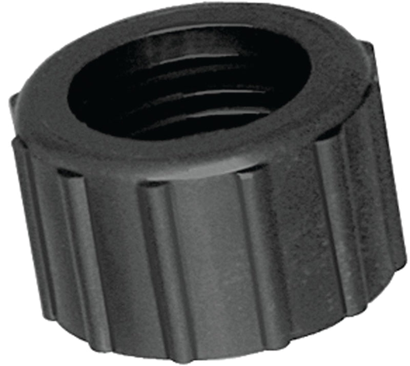 Green Leaf B3400P Swivel Nut, 3/4 in, GHT, Polypropylene, Black, Pack of 5