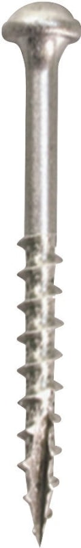 Kreg SML-C250-50 Pocket-Hole Screw, #8 Thread, 2-1/2 in L, Coarse Thread, Square Drive, Carbon Steel, 50/PK
